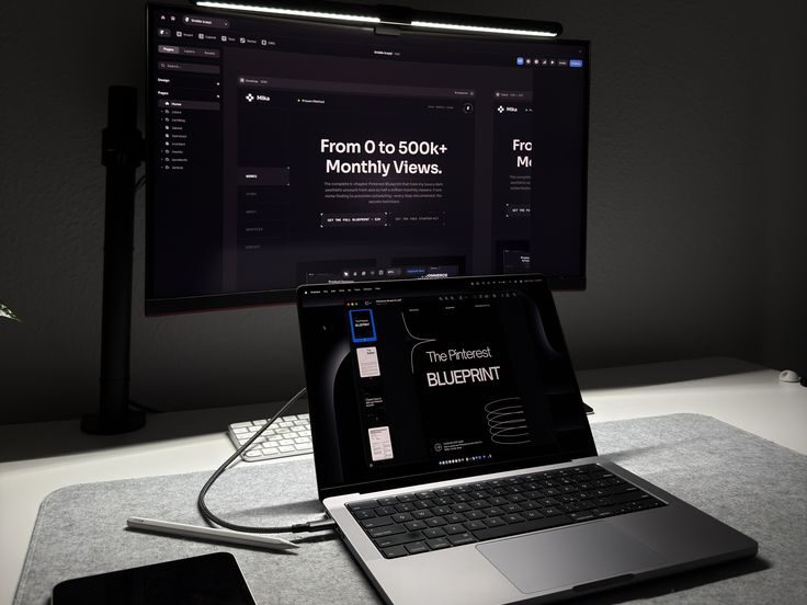 website, framer, blueprint, designer, dark aesthetic 